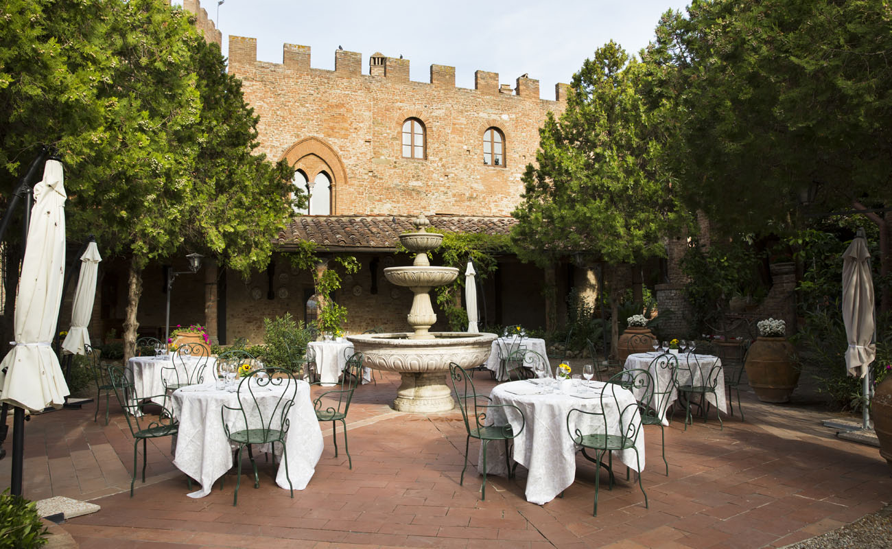 immagine del ristorante in giardino