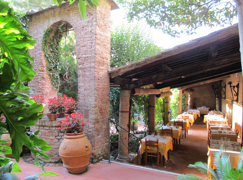 Image of an event in the garden
